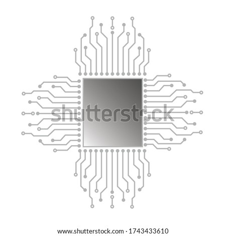 This is a Circuit board or CPU lead pattern on computer main board. 