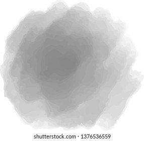 This is a circular watercolor style background illustration.