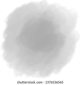 This is a circular watercolor style background illustration.