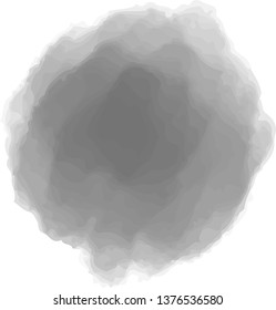 This is a circular watercolor style background illustration.