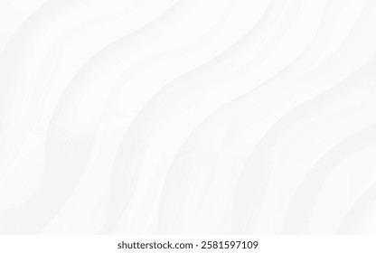 This clean abstract background showcases soft white wavy lines creating an elegant, modern aesthetic.