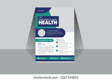 This is a clean eye-catchy Medical Flyer Design template. All main elements are editable and customizable.