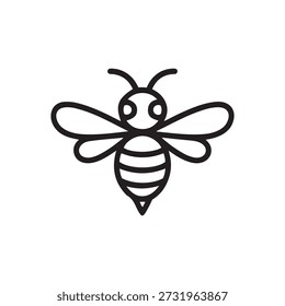 Esta es una Ilustración vectorial limpia y minimalista de una abeja. El diseño presenta líneas suaves y un esquema de color simple, lo que lo hace perfecto para varios proyectos de diseño. Ideal para marcas, logotipos y Materiales promocionales.