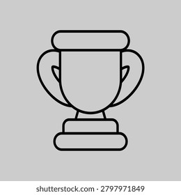 This clean, scalable vector icon of a soccer trophy possesses immense commercial value due to its universal recognition and versatility. It can be effortlessly integrated into a wide range of marketing materials, branding, web interfaces, and event promotions, catering to the global passion for football.