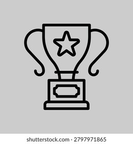 This clean, scalable vector icon of a soccer trophy possesses immense commercial value due to its universal recognition and versatility. It can be effortlessly integrated into a wide range of marketing materials, branding, web interfaces, and event promotions, catering to the global passion for football.