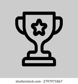 This clean, scalable vector icon of a soccer trophy possesses immense commercial value due to its universal recognition and versatility. It can be effortlessly integrated into a wide range of marketing materials, branding, web interfaces, and event promotions, catering to the global passion for football.