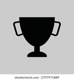 This clean, scalable vector icon of a soccer trophy possesses immense commercial value due to its universal recognition and versatility. It can be effortlessly integrated into a wide range of marketing materials, branding, web interfaces, and event promotions, catering to the global passion for football.