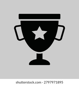 This clean, scalable vector icon of a soccer trophy possesses immense commercial value due to its universal recognition and versatility. It can be effortlessly integrated into a wide range of marketing materials, branding, web interfaces, and event promotions, catering to the global passion for football.