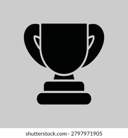 This clean, scalable vector icon of a soccer trophy possesses immense commercial value due to its universal recognition and versatility. It can be effortlessly integrated into a wide range of marketing materials, branding, web interfaces, and event promotions, catering to the global passion for football.