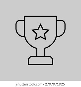 This clean, scalable vector icon of a soccer trophy possesses immense commercial value due to its universal recognition and versatility. It can be effortlessly integrated into a wide range of marketing materials, branding, web interfaces, and event promotions, catering to the global passion for football.