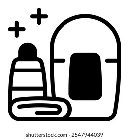 This Cleaning icon is suitable for volunteer, humanitarian and help people, etc.