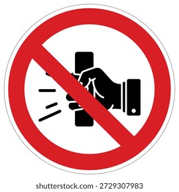 This clear sign is used in museums, theaters, and sensitive environments to prohibit flash photography, preserving exhibits and visitor experience.