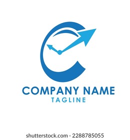 This is clock time logo design
