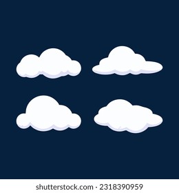 This cloud illustration is dubat using Corel Draw software