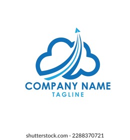 Das ist das Logo-Design von Cloud-Reisen