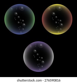 This is CMYK. This is the small bubbles in large beautiful bubble. The large and small bubbles are transparent.
