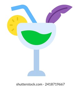 This Cocktail icon is suitable for Mardi Gras carnival, Medieval, party, etc.