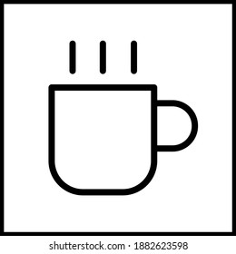Este icono de café se puede usar para varios fines