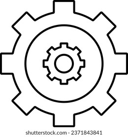 Este es el icono del vector de línea de CogWheel fácilmente modificado con la combinación de colores rellenos y a la moda, encontrará representaciones de conceptos esenciales de iconos.

