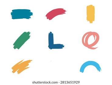 This collection of eight hand-drawn abstract icons features a variety of textured, painterly brush strokes, including horizontal, vertical, diagonal, curved, and circular marks. Rendered in a vibrant and diverse color palette, these versatile vector graphics are perfect for adding an expressive, artisanal, and modern touch to branding, websites, social media graphics, digital illustrations, or any design project that requires unique, handcrafted visual elements.

#BrushStrokeIcons #HandDrawnDesign #AbstractGraphics #CreativeDesignElements #ArtisticTextures #VectorIllustration #VibrantColors #DesignBundle #PainterlyStyle #ModernArt