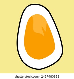 This collection of high-resolution images captures the essence of medium-boiled eggs, featuring firm whites and a creamy, slightly set yolk. Perfect for showcasing versatility in salads, sandwiches, s
