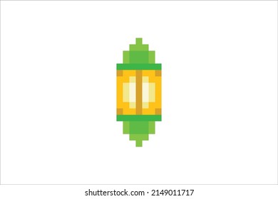 This is a collection of icons with a pixel art style, this icon can be used for the purposes of the month of Ramadan and Eid and drum lantern icon. 