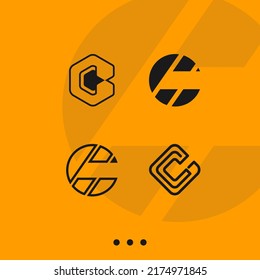 This collection of logos was adopted from the letter "C" which was later modified into various forms