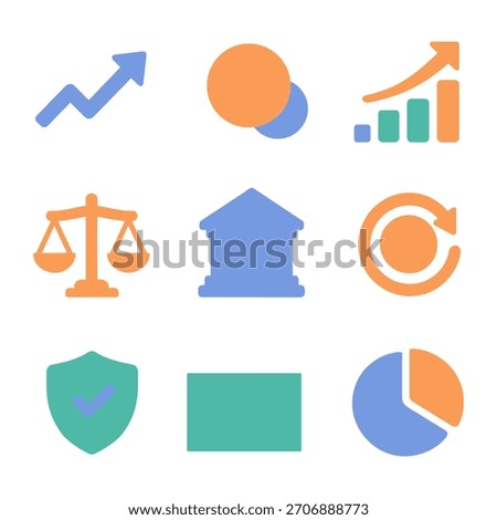 This collection presents a singular, professionally designed icon representing a broad spectrum of business categories. It is optimized for clarity and 