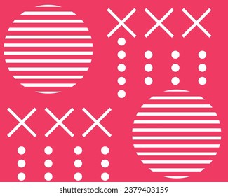 This is a collection of shapes that combine into a unique geometric whole, and is very suitable for wall or other background needs