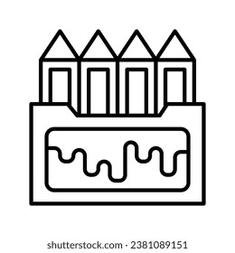 This is a Colored pencil icon
icons in outline and pixel perfect style
This is one of the icons from a collection of icons with the theme Design creativity tool
