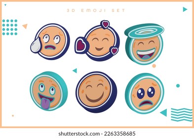 This colorful and 3D vector icon set consists of fun emojis and has been designed with the highest quality in mind for ease of use and customization options. With its fully customizable structure, it 