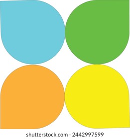 This is a colorful background design icon