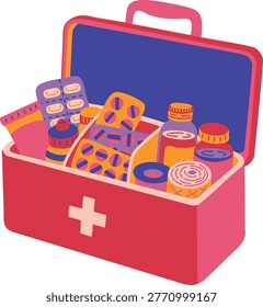This colorful illustration shows