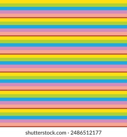 This colorful striped pattern. The bold colors and playful arrangement of the stripes make this pattern perfect for a variety of applications, including fashion, home décor, and graphic design.