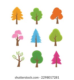 This is a colorfull season tree collection.