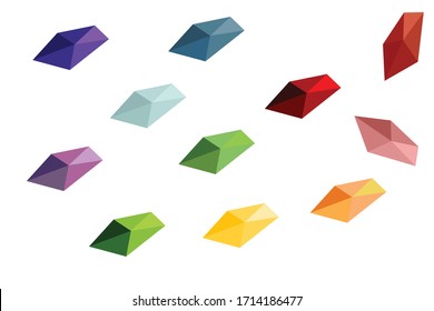 This is colorfulpentagon in white background.