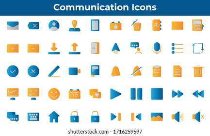 This is a communication design theme icon that is second, this design icon is suitable for the purpose of making communication-themed website applications