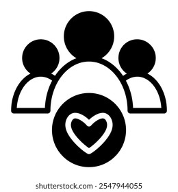 This Community icon is suitable for volunteer, humanitarian and help people, etc.