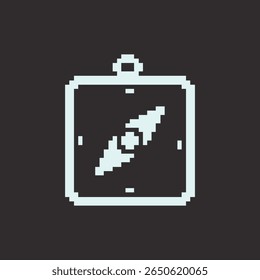 this is compass icon in pixel art with colorful color and this item good for presentations,stickers, icons, t shirt design,game asset,logo and your project.