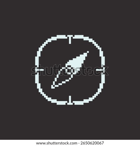 this is compass icon in pixel art with colorful color and this item good for presentations,stickers, icons, t shirt design,game asset,logo and your project.