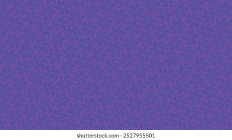 This is a complex geometric pattern background composed of deep purple and bright purple, presenting interlocking spiral and circular textures that offer a dreamlike and mysterious visual experience.