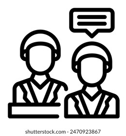 Este icono de consulta es adecuado para consultoría financiera, contabilidad, economía, etc.