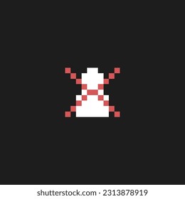 este es el icono de contacto 1 bit estilo en píxeles de arte con fondo negro y poco color, este elemento es bueno para presentaciones, pegatinas, iconos, diseño de camisetas, activos de juego, logotipo y su proyecto.