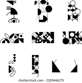 contiene un conjunto de formas abstractas en formato .eps
