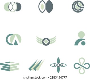 this contains a set of corporate logo illustration in .eps format