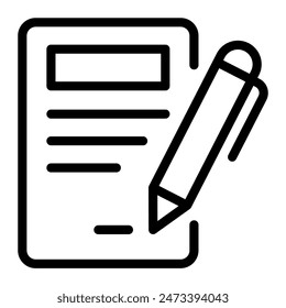 This Contract icon is suitable for digital nomad, freelancer, working at home, etc.