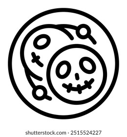 This Cookie icon is suitable for Halloween event.