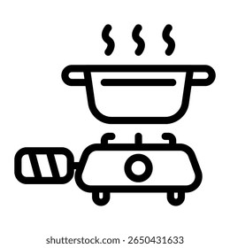 Este ícone de culinária é adequado para Camping, Atividade ao ar livre, férias de verão, etc