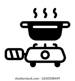 Este ícone de culinária é adequado para Camping, Atividade ao ar livre, férias de verão, etc