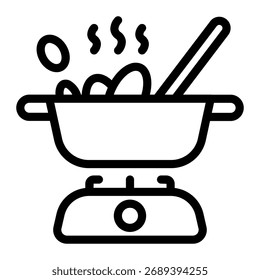 This Cooking icon is suitable for Food, Cooking, Culinary, etc.